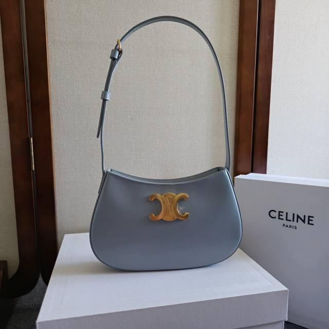 Celin_E | Tilly Medium Shiny Cowhide Leather Handbag 24S Spring New Arrival! New