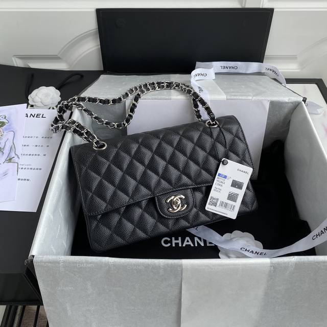 French High-End Custom-Made Chanel Classic Flap Bag A01112 Caviar, Embodying Cha
