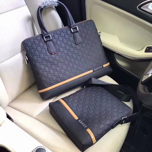 Batch Gucci Exclusive New Model 33057-5 Business Casual Bag Dimensions: 38X29X6