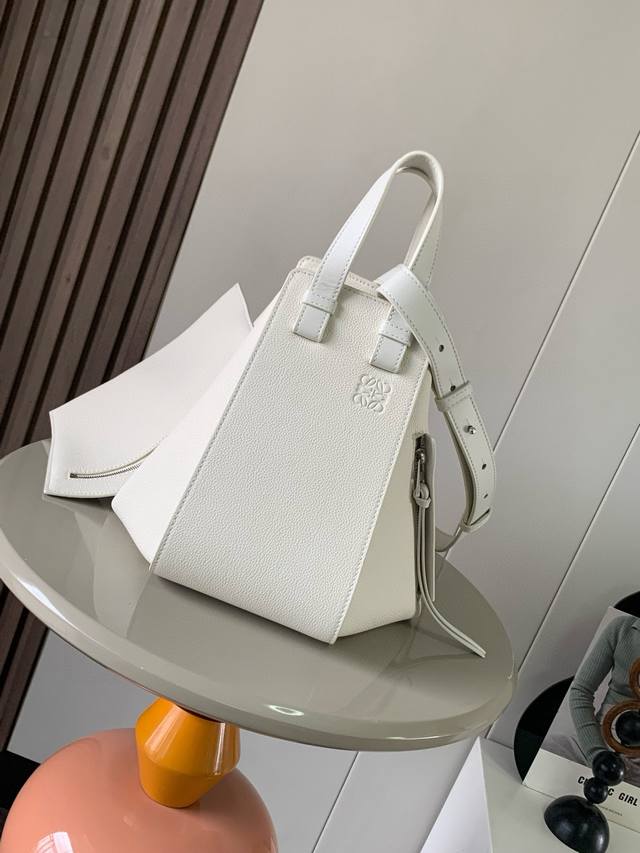 Small Soft Grained Cowhide Leather Hammock Handbag A Versatile Handbag With Soft