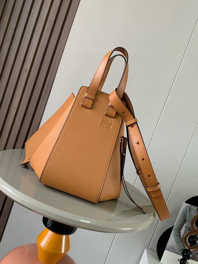 Small Soft Grained Calfskin Hammock Handbag A Versatile Handbag With Soft Side P