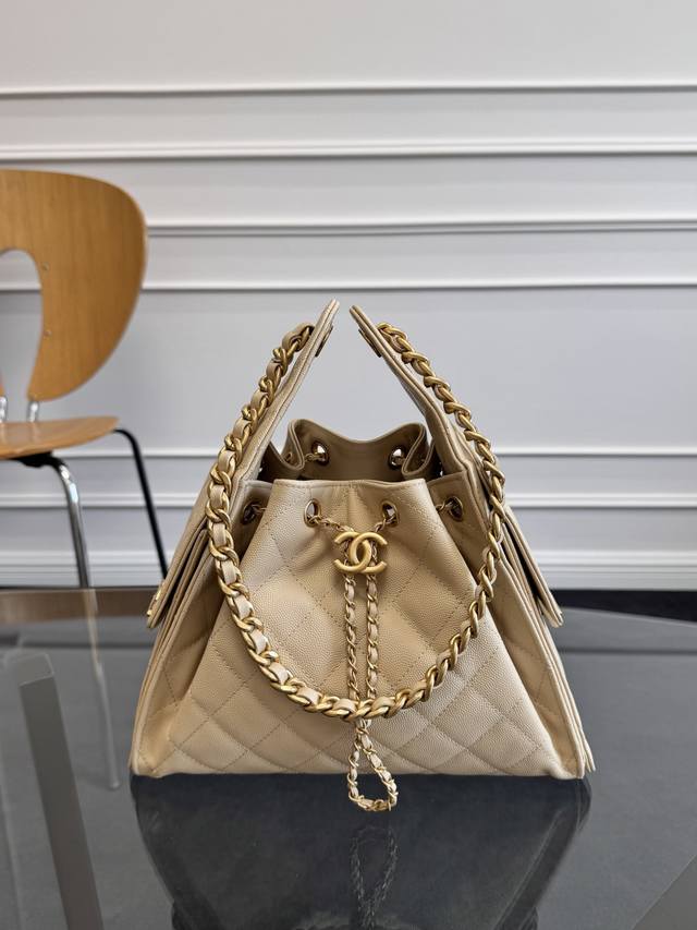 Chane125C Show Model Hobo Bag Hippie Bag As5293 Special Design Style, Caviar-Col