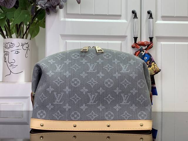 Top-Tier Authentic Special Offer Large Makeup Bag M13750 Denim Pink This Large M