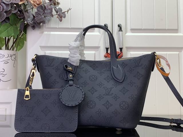 Premium Original Special Offer Blossom Small Handbag M14317 Deep Blue This Bloss