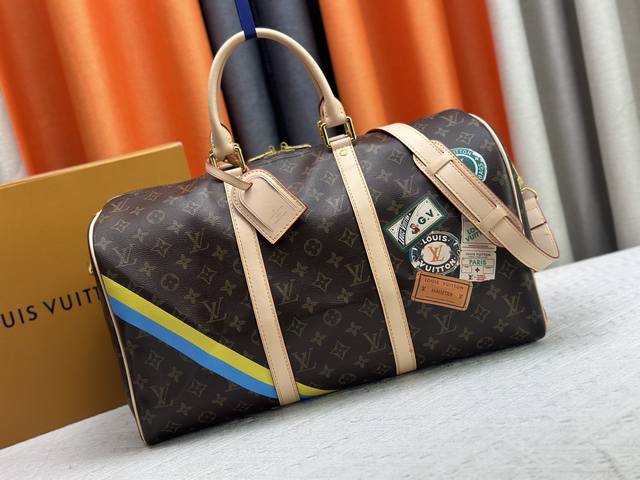 Upgraded Original M01949 M41418 M40569 M45604 M40605 Keepall 45 Travel Bag, Craf