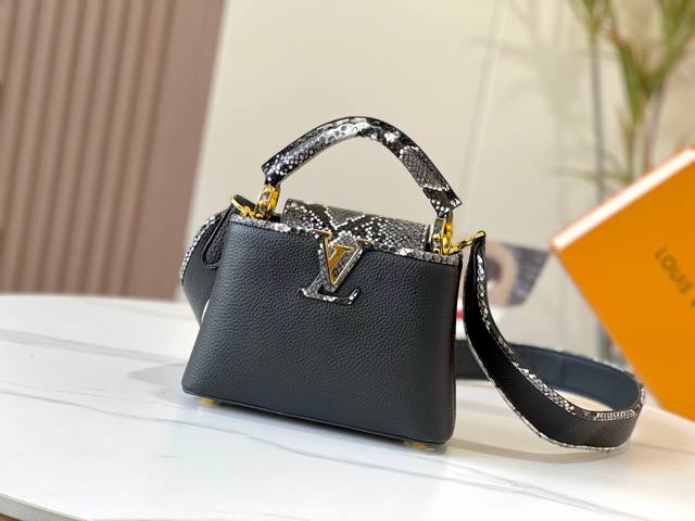 Exclusive Real-Life Photos - Upgraded M95509 Capucines Mini Handbag This Capucin