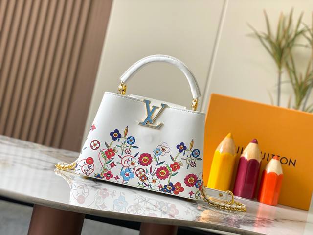 Top-Tier Authentic Guangzhou-Made M13247 Graffiti This Capucines Bb Handbag Feat