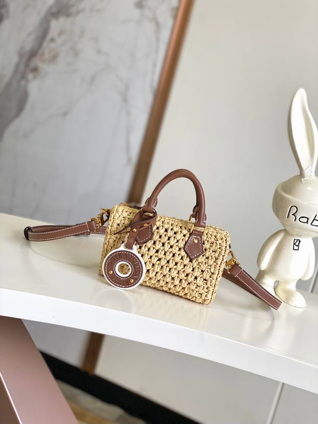 Factory Price P Haiyuan Overseas Single Exclusive Auction M83525 Woven Raffia Pi