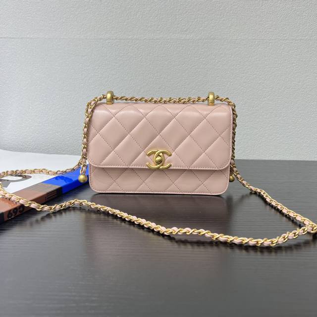 Original Leather Small Size 25S New Version Upgrade Castle Series Gold Ball Bag