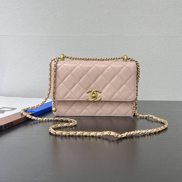Original Leather Large Size 25S New Version Upgrade Castle Series Gold Ball Bag