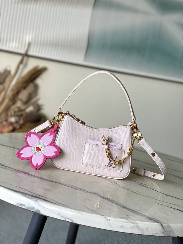 Top-Grain Leather, Premium Original M13101 This Marellini Handbag Combines Epi G