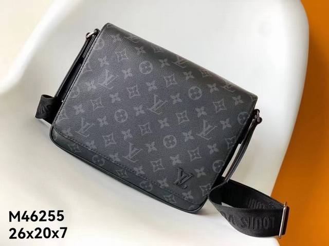 Briefcase, M46255 Black Flower Men's Briefcase Series This Voyage Small Briefcas