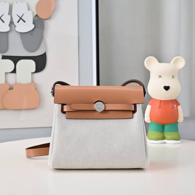New Arrival In Stock Mini Herbag Kelly Mini Cloth Bag 20Cm Leather Patchwork Sil