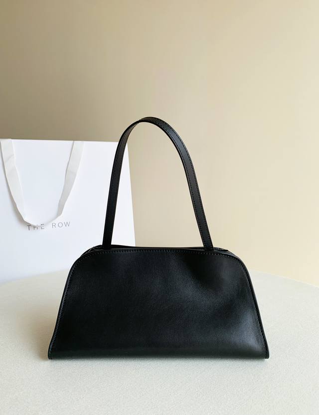Original Leather Peggy Clutch Underarm Bag Saddle Leather Black Minimalist Aesth