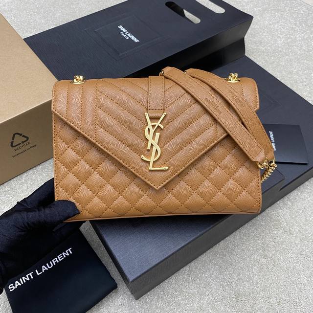 Original Leather, Premium Exclusive Supply, Brown Ball Pattern, Gold Chain, Medi