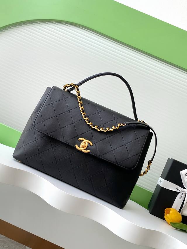 Chanel 1:1 Counterfeit Top-Tier Italian Imported Genuine Calfskin Chane1 25S Max