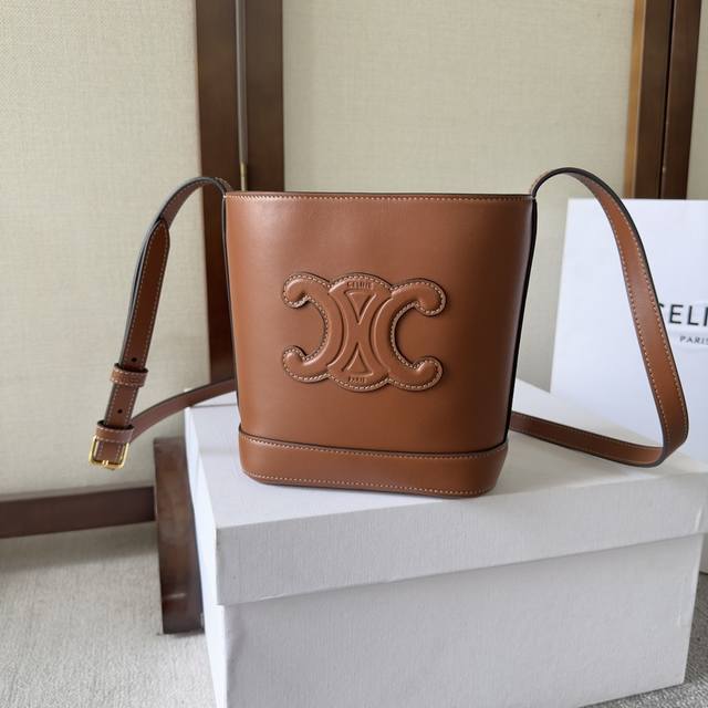 New Arrival In Stock Ce New Mini Bucket Bag. This Mini Version Is A Compact Vers
