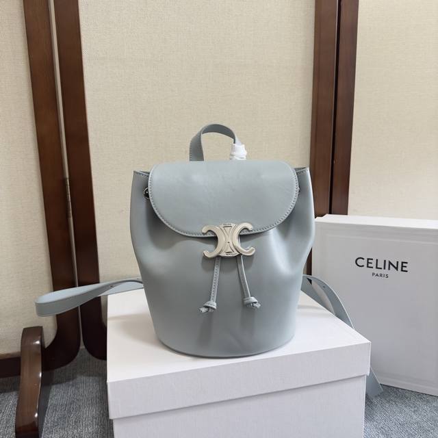 New Arrival ~ In Stock Ce~Line Bonnie Smooth Cowhide Leather Backpack, Lambskin