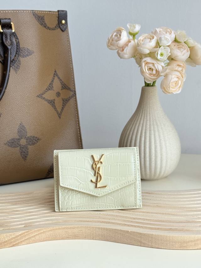 Ysl Card Holder - New Saint Laurent Background Upgrade Available Holds 3-4 Cards