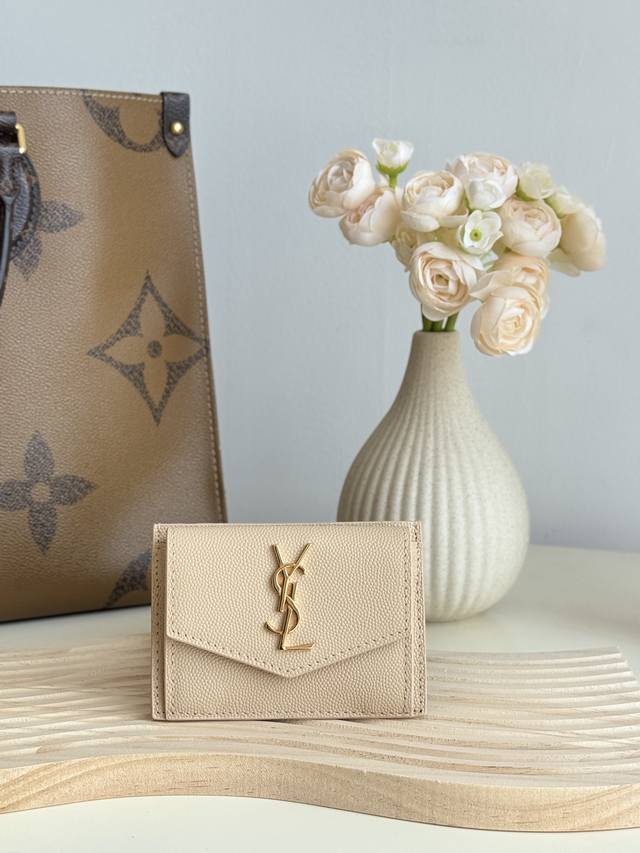 Ysl Card Case - New Saint Laurent Background Upgrade In Progress Holds 3-4 Cards