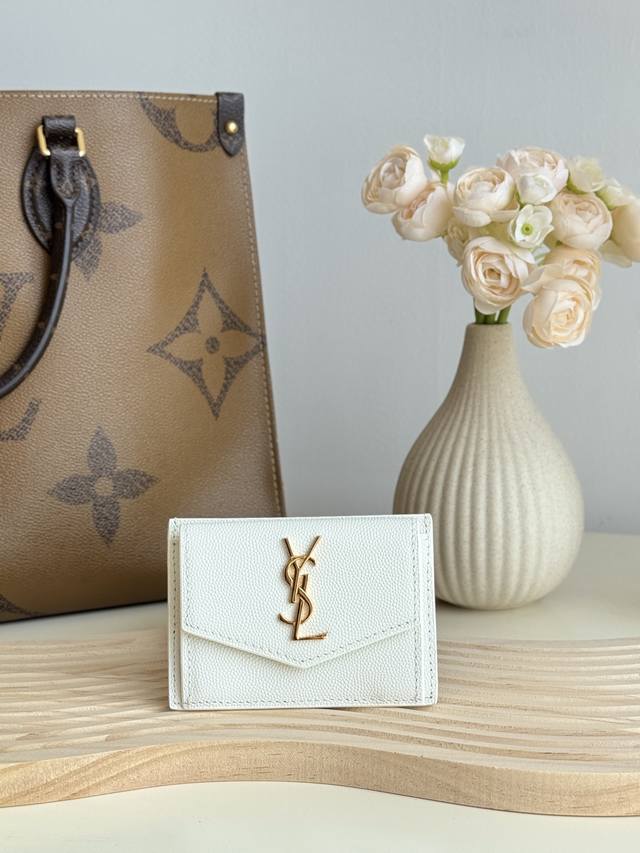 Ysl Card Case - New Saint Laurent Background Upgrade In Progress. Holds 3-4 Card