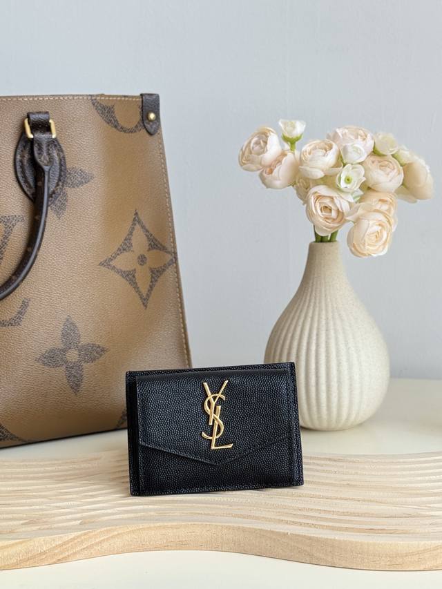 Ysl Card Holder - New Saint Laurent Background Upgrade Available, Holds 3-4 Card