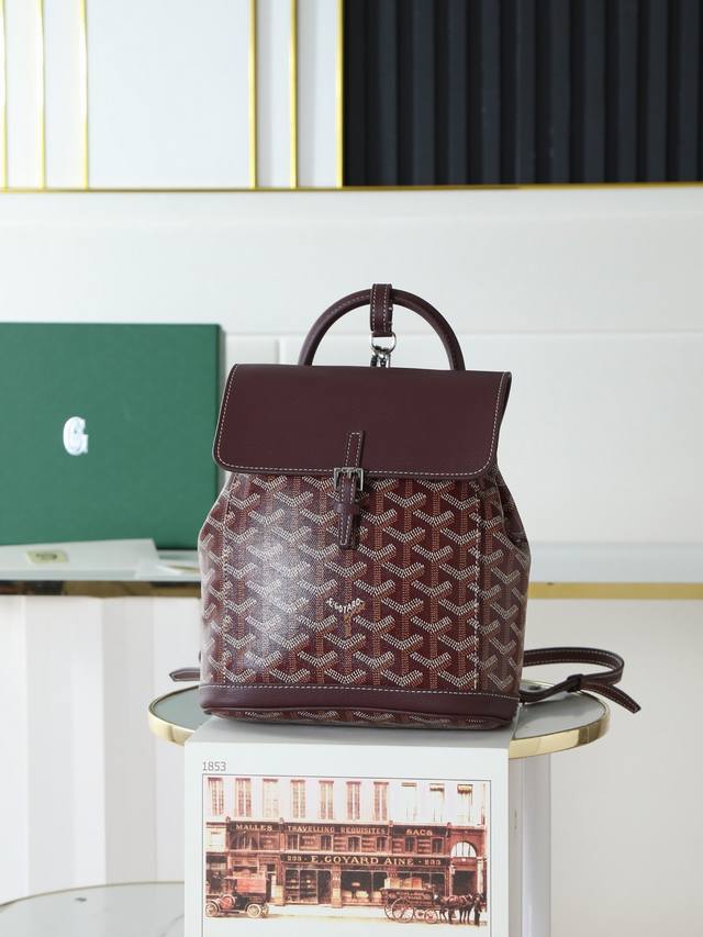 Genuine Leather, Premium Quality, Authentic Product Goyard Aln Mini Backpack Wit