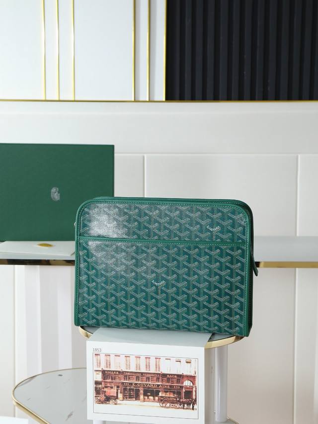 Genuine Leather, Premium Quality, Authentic Product Goyard Jouvence Toiletry Bag