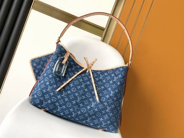 Top-Grade Original M46855 Blue Denim, Introducing A Brand-New Carryall Medium-Si