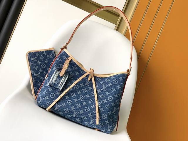 Premium Original M46855 Blue Denim Jeans Introducing The New Carryall Medium-Siz