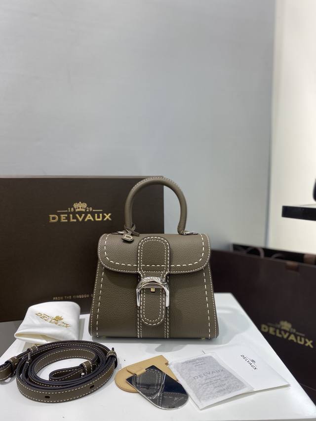 Delvaux Brillant Outer Stitching Belgian Royal Warrant Holder, Understated Luxur