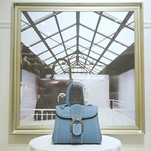 Outer Stitching Pacific Blue New Color Arrives Mini Size Delvaux Delvaux Luxury