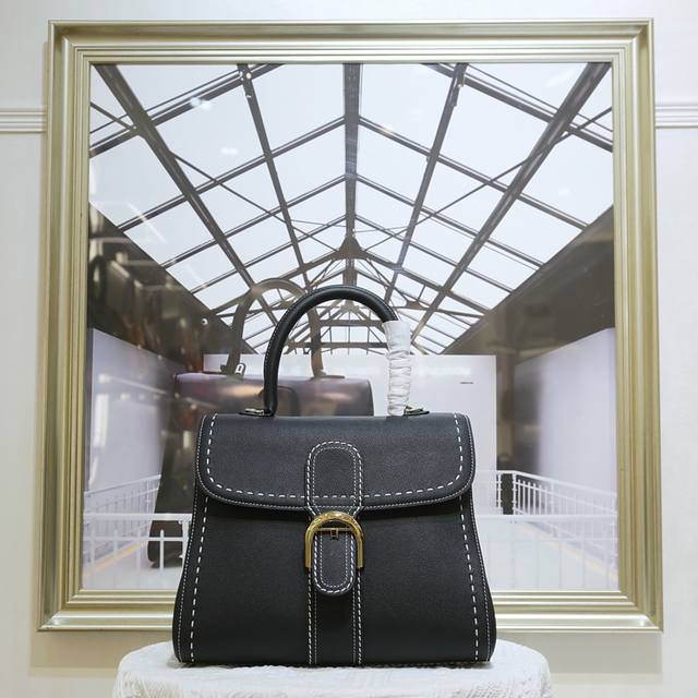Black Stitching Medium Size. Delvaux, The Belgian Luxury Leather Goods House Fou
