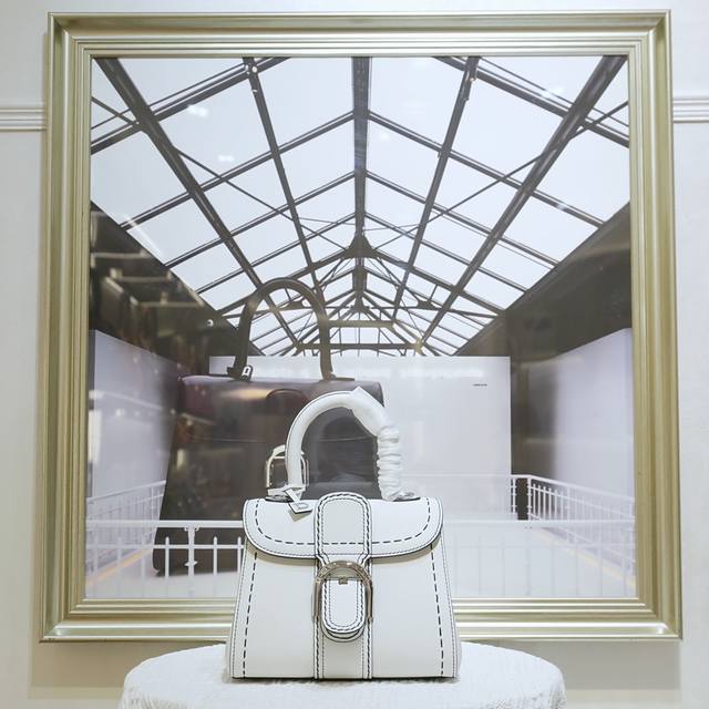 Ivory White Mini Size With External Stitching. Delvaux, The Belgian Luxury Leath