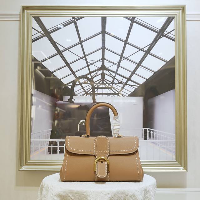 With Soft Latte-Colored Horizontal Stitching. Delvaux, The Belgian Luxury Leathe