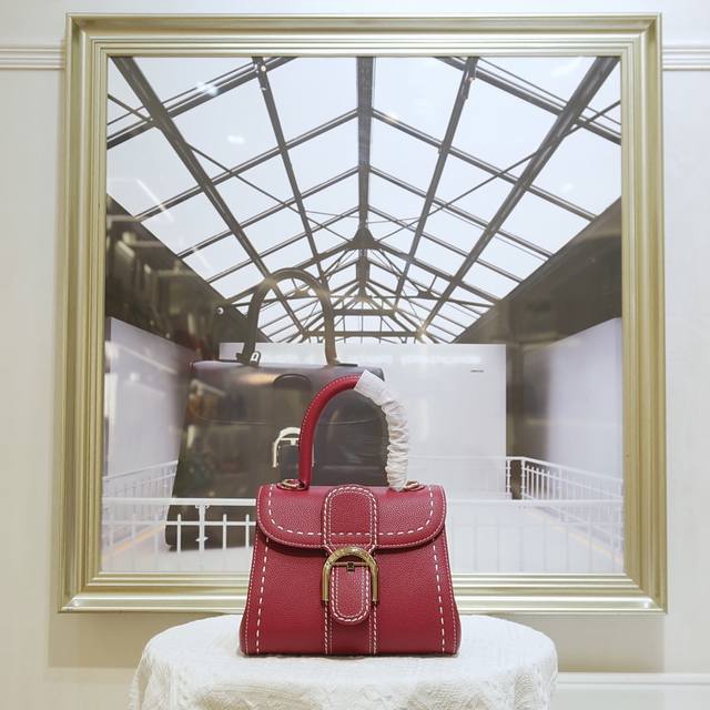 Wine Red Mini Small Size. Delvaux, The Belgian Luxury Leather Goods House Founde