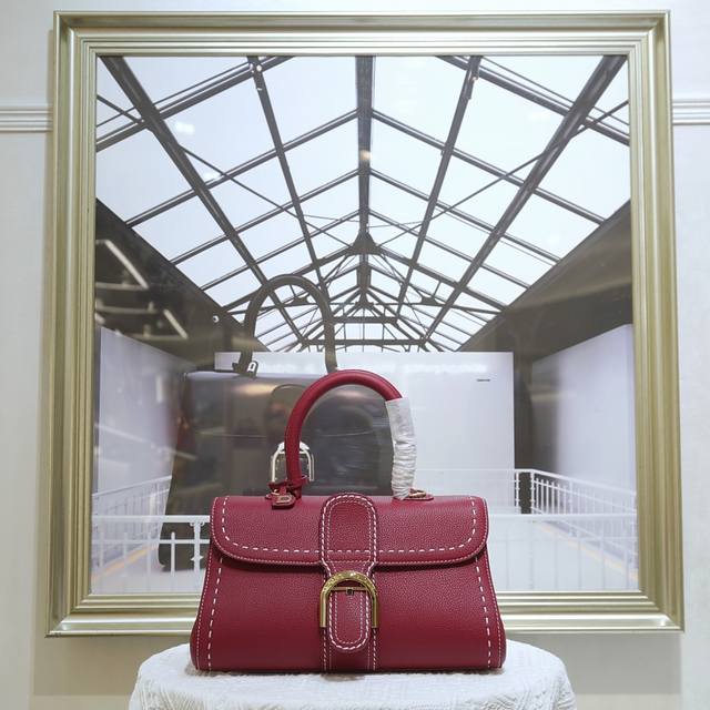 Wine-Red Horizontal Version Ew. Delvaux, The Belgian Luxury Leather Goods House