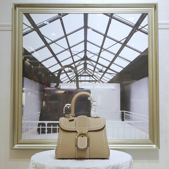 Sand-Colored Outer Stitching, Mini Size. Delvaux, The Belgian Luxury Leather Goo