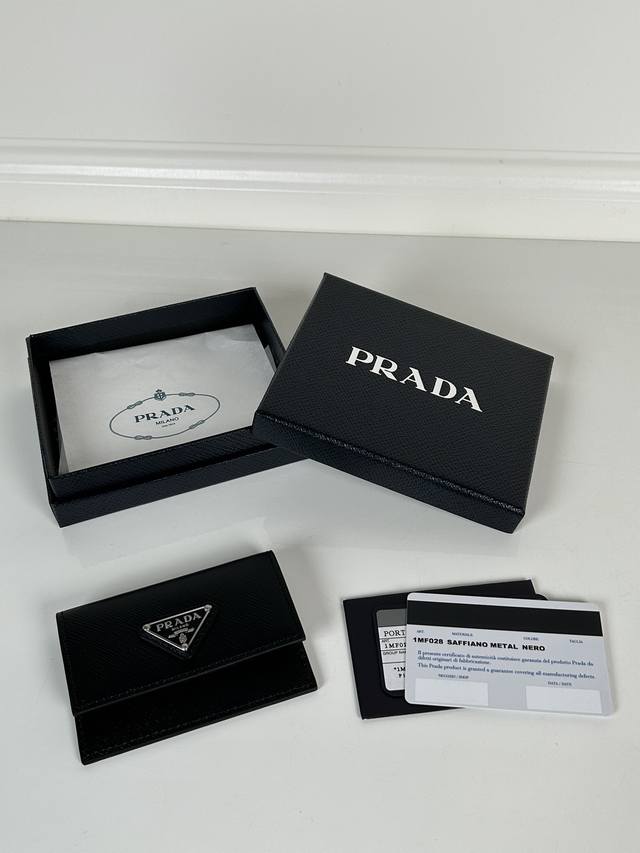 P Home Unisex Small Card Case, Black, Model: 1Mf028, Original Quality, Imported