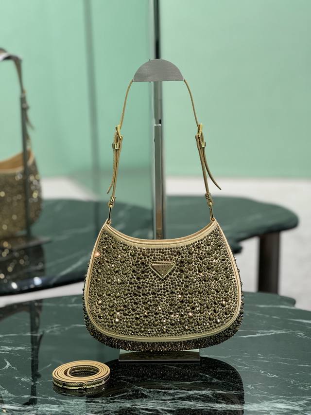 Starry Sky Underarm Bag This Cleo Satin Handbag Is Adorned With Imported Crystal