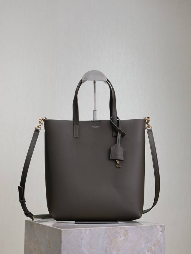 Green Shopping Tote Bag_Vertical Shopping Bag With Shoulder Strap A Simple And U
