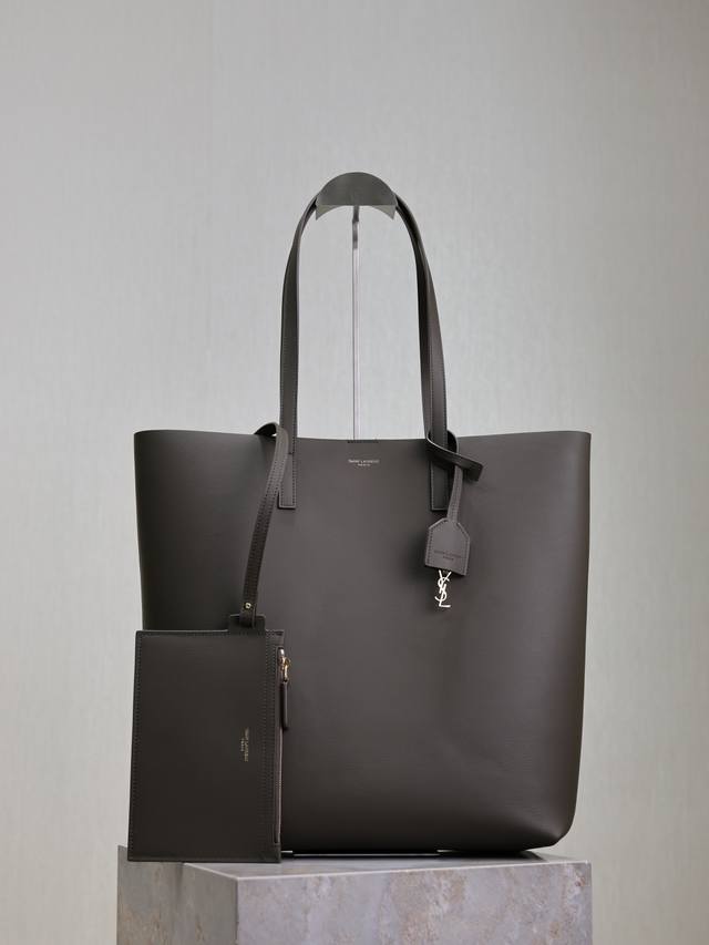 Green Shopping Tote Bag_Vertical Shopping Bag A Minimalist, Cool-Toned Series Ma