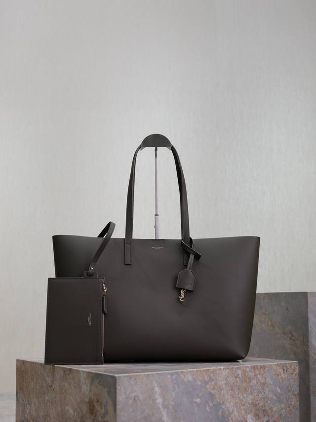 Green Shopping Tote Bag_Horizontal Shopping Bag A Minimalist, Cool-Toned Series