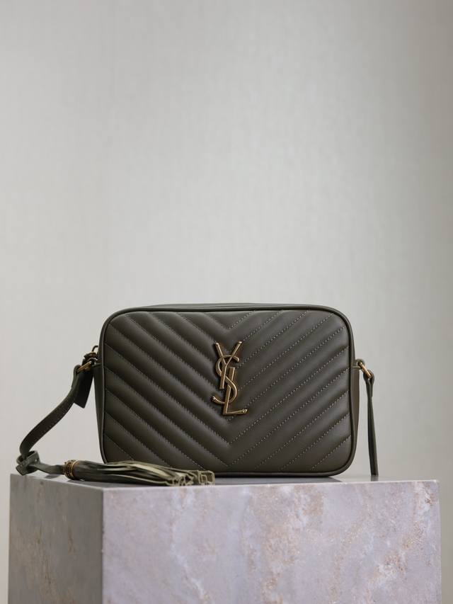 Green New Version Lou Camera Bag_Top-Grade Imported Italian Cowhide Leather Came
