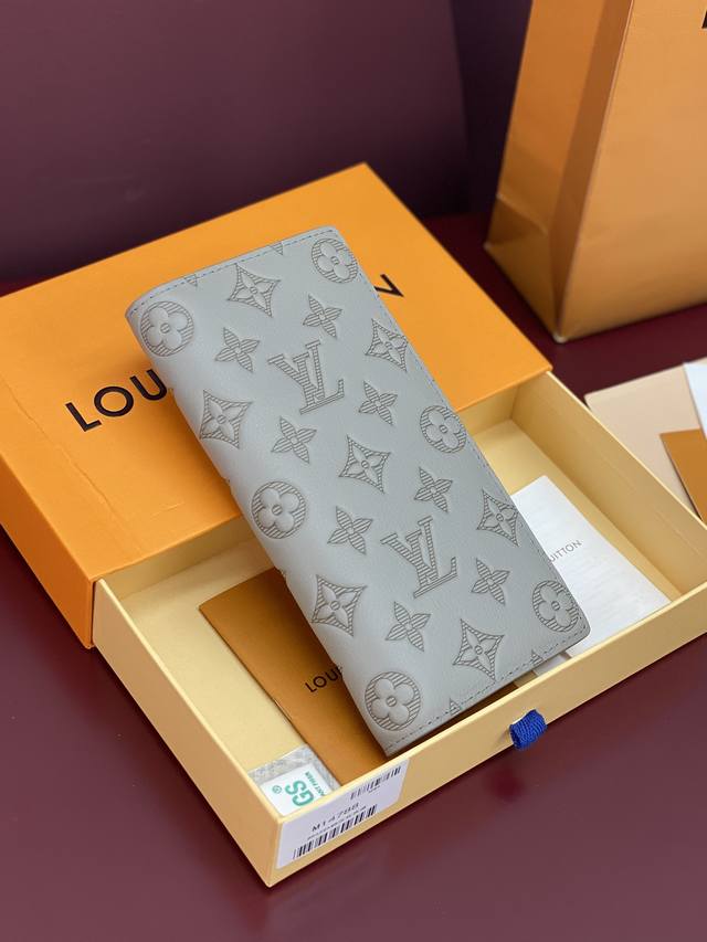 M14788 New Embossed Ice Gray! Crafted From Full-Grain Calf Leather! Made From Th