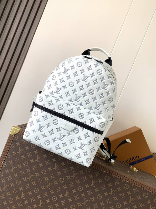 M24760 White Silk-Screened Top-Grain Leather, Top-Grade Original Single-Color, V