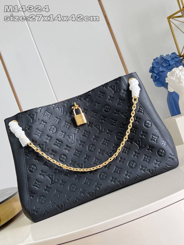 Top-Tier Authentic Replica M14324 Black. This Anytime Medium-Sized Handbag Draws