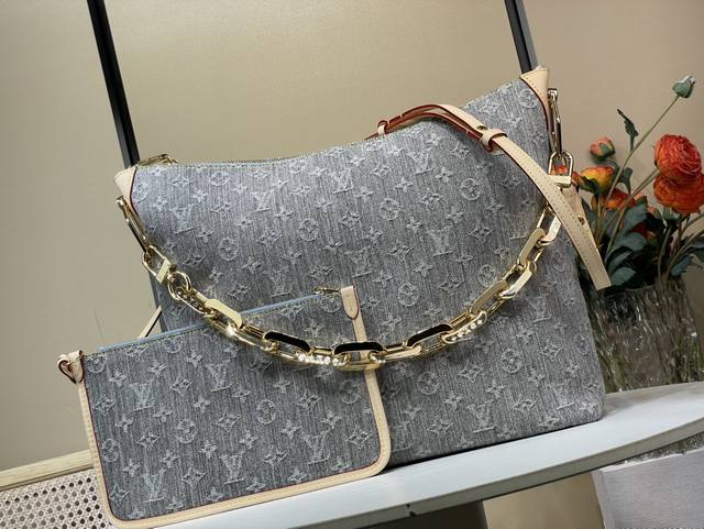 Top-Tier Authentic Replica Exclusive Real-Shot Coussin Hobo Mm M13390 New Gray D