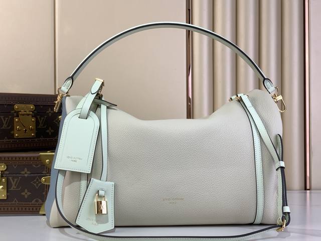 Top-Tier Authentic Replica Exclusive Real-Shot Keepall Handbag M13668 Mint Green