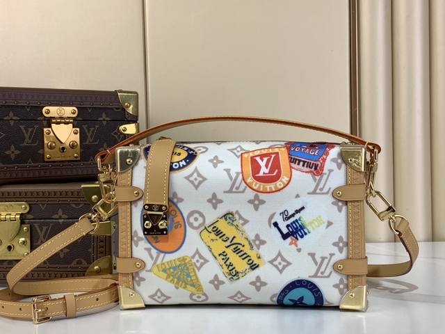 Top-Tier Authentic Replica Exclusive Real-Life Photos Side Trunk Medium Handbag